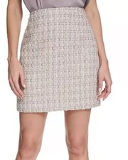 Calvin Klein Women's Tweed A-Line Midi Skirt Sz 10