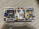 Funko Pop Marvel 3 Lot Captain America Thor Lady Secret Exclusive Vaulted Rare