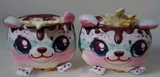 2 Cookeez Makery Freezy Cakes Polar Bear Cake Plush Toys Ice Cream Cone 5"