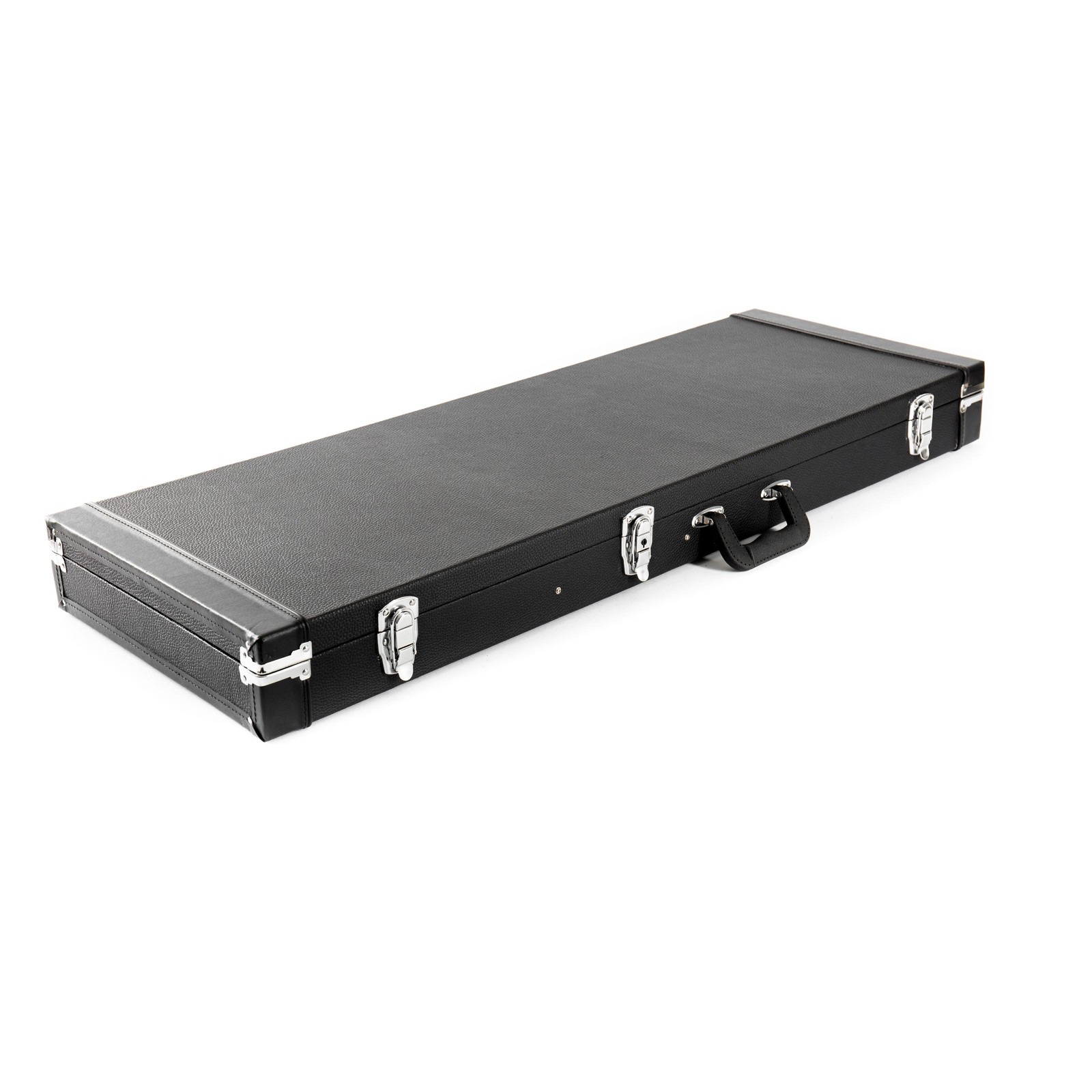 E-Gitarrenkoffer Electric Guitar Case Eco Black Plüsch Zubehörfach