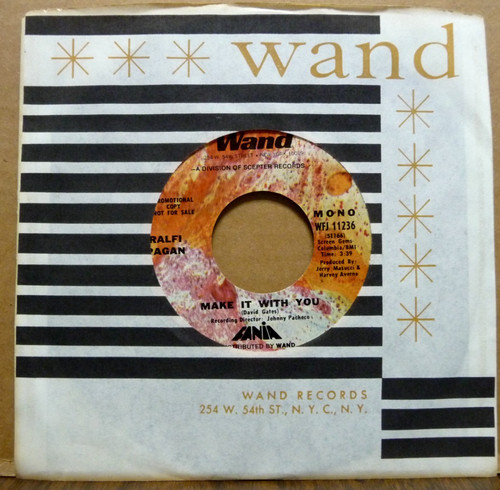 RALFI PAGAN Make It With You (Mono) Stereo) PROMO 7" 45 1971 Fania - Soul MINT-!
