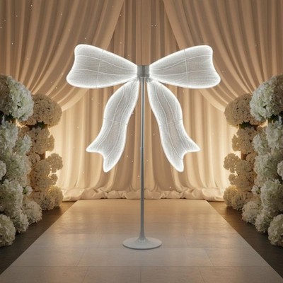 LED-Schleife Auffällig Leuchtende Schleife Vorbeleuchtet für Hochzeit, Event