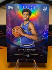 2025-26 Topps Midnight #85 Jase Richardson BASE RC Refractor MAGIC