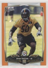 2014 Topps Chrome Retail Orange Refractor Ryan Shazier #218 9b4