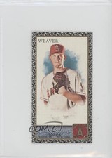 2011 Topps Allen & Ginter's Mini Black Border Jered Weaver #196 fm0