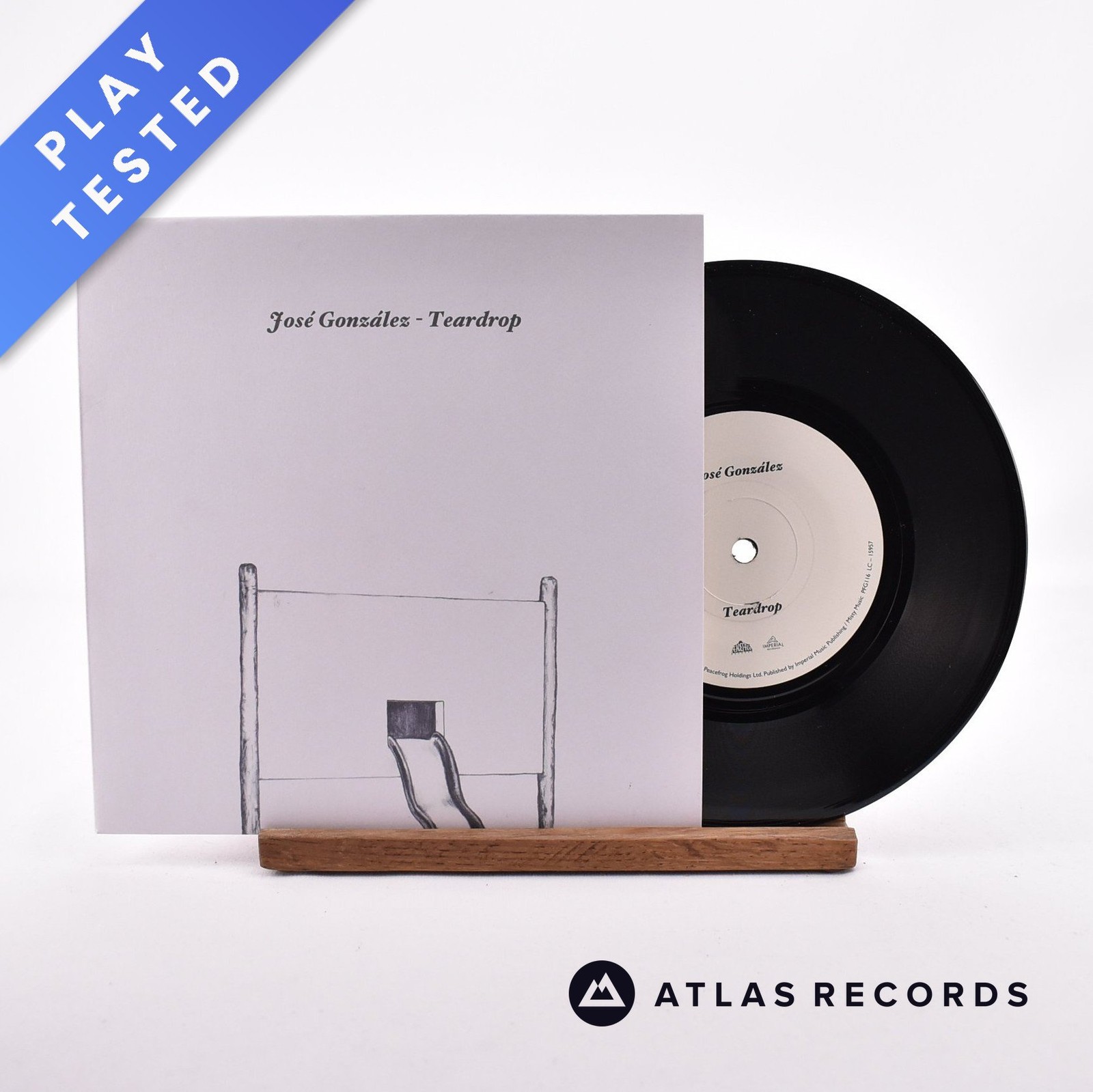 José González - Teardrop - 7"" Vinyl Record - NM/NM