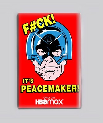 Peacemaker / F#@k! - 2''x3'' Poster MAGNET (dc suicide squad movie cena 2022 f)
