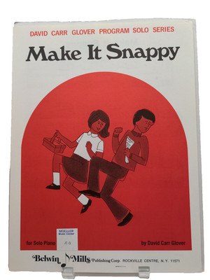 Make It Snappy Sheet Music Piano Duet Practice Piece Teacher Kid David Glove F3X