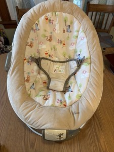 Winnie The Pooh And Friends Vtg Y2K Kids II Disney Baby Bouncer Rare Music