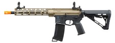 Lancer Tactical Gen 3 M-LOK 10"" Airsoft AEG with Delta Stock Color: FDE Upper