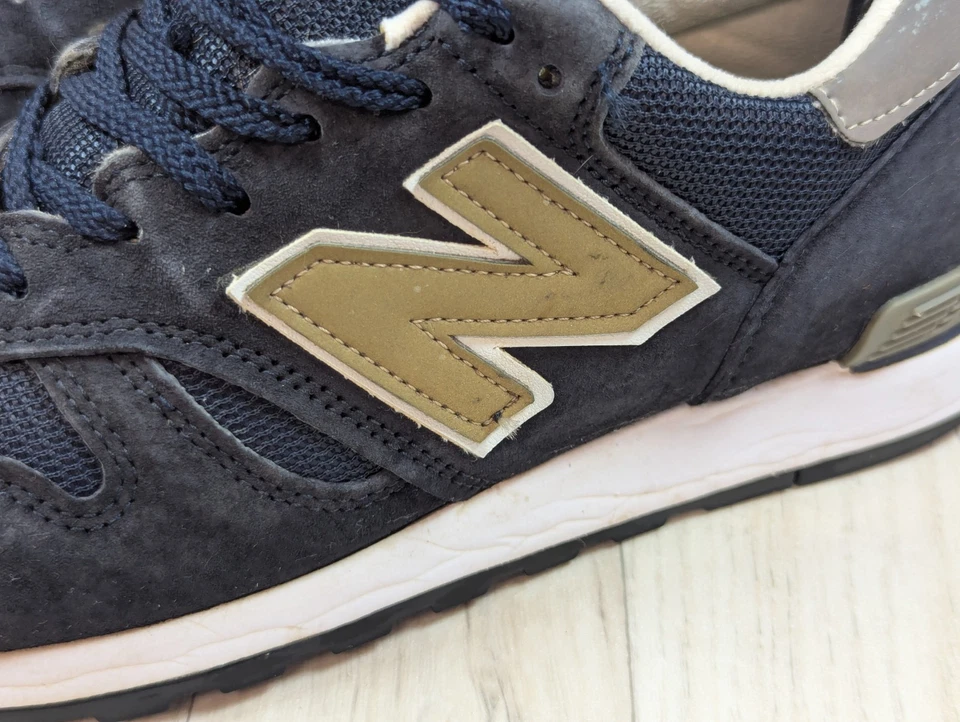 New Balance 670 Made In England NB 670 - UK Size 6.5 - Vibram Sole - Vgc - Navy - Image 3 of 4