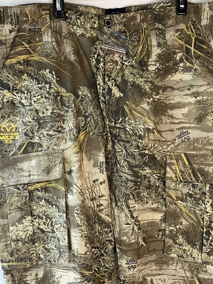 realtree max1-XT green forest Camo pants Cotton blend size 40/42 XL READ NEW - Image 3 of 4