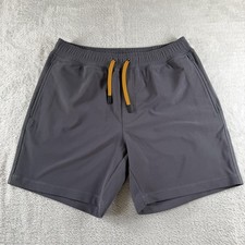 Rhone Shorts Mens Medium Gray Performance Athletic Running Training Gym Workout
