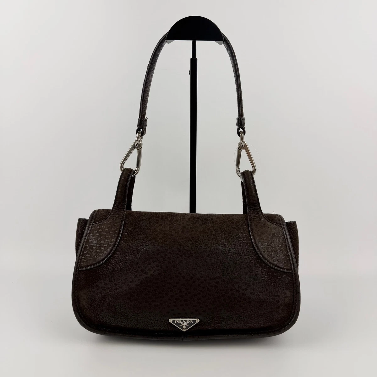 PRADA Brown Nylon Exterior Bags & Handbags for Women for sale | eBay