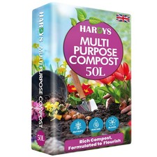 Hardys 50 Litre Multi All Purpose Compost 50L Bag Containers Basket Garden