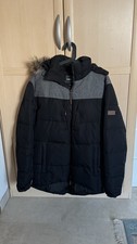 Icepeak Winterjacke Jacke Winter Gr. 52 Schwarz grau