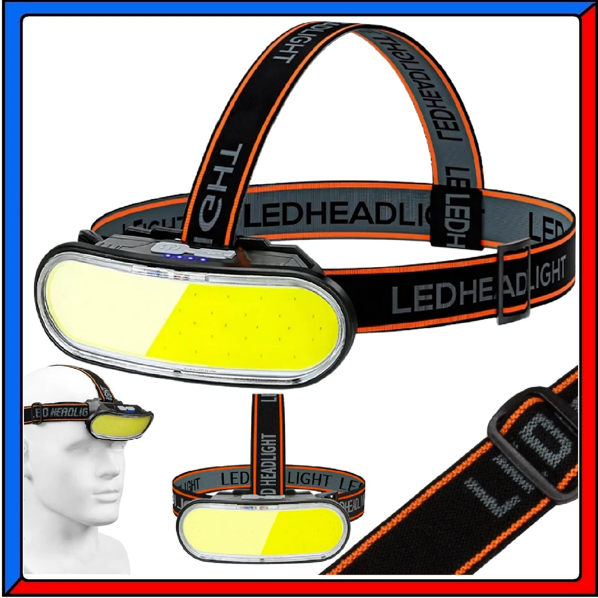 VEVOR Lanterna LED Campeggio 1000 LM - 64 LED, 4 Modalità, Batteria 3D (non Incluse), Impermeabile