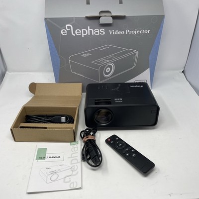 Elephas Wifi Mini Projector HD W13 Cables + Remote Bundle TESTED