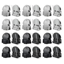 24Pcs Cubicle Clips for Fabric Panels, Heavy Duty Metal Hooks  Plastic Clips
