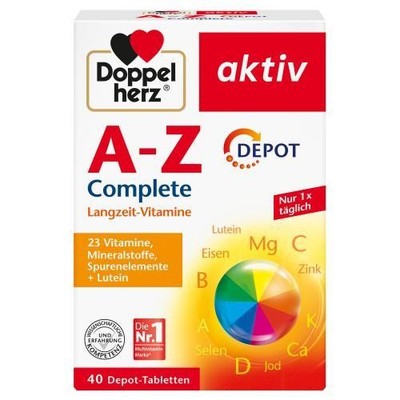 2x DOPPELHERZ A-Z Depot Tabletten 40 ST