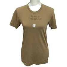 Vintage Starbucks Employee T-Shirt - Size Small - "Behold The Bean"- Made in USA