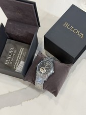 Bulova Surveyor 96A270 Automatic Men's Watch with Open Heart Black Dial 42mm