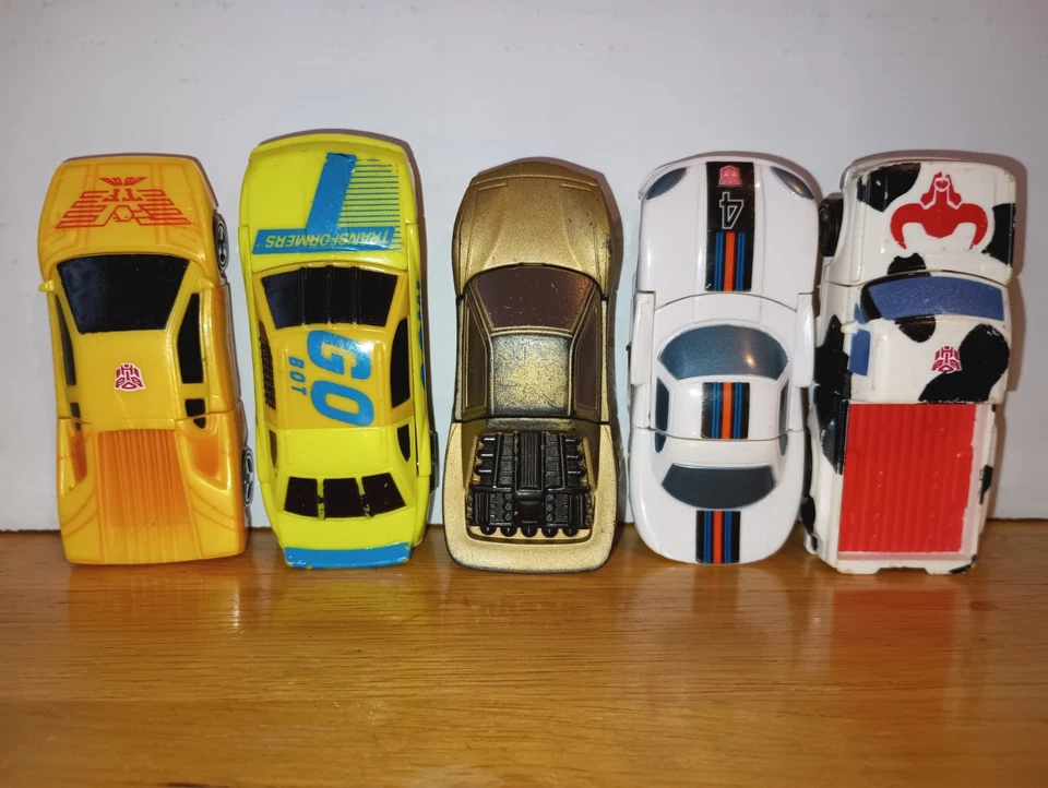 Transformers Go-Bots Spy Changers Lot Of 5 Bumblebee Ironhide Soundwave Jazz REV - Image 3 of 4