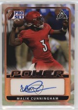 2021 Leaf Pro Set Power Base Malik Cunningham #BA-MC1 Auto nd3