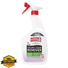 Nature's Miracle Skunk Odor Remover Lavender Scent 32oz Fabric Carpet