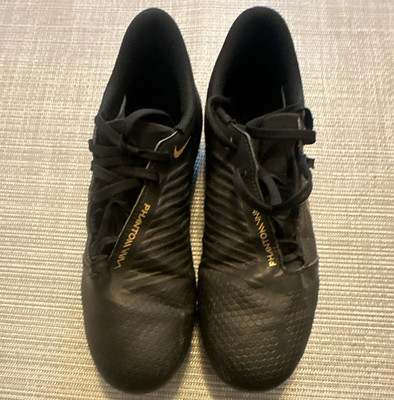 Nike Phantom VNM Black Football Cleats US Size 4 Medium (D, M) Nike Phantom