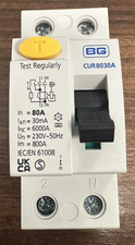 BG Fortress 80A 30mA Type A DP RCD 2 Mod New CUR8030A