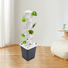 Hydroponik-Turm 30 Löcher 6 Etagen Hydroponic System Tower Aeroponik-Anbausystem