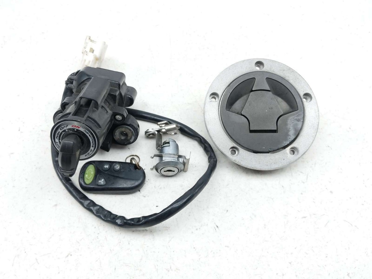 12-21 Kawasaki Ninja ZX14 Lock Set Ignition Switch Gas Cap And Key