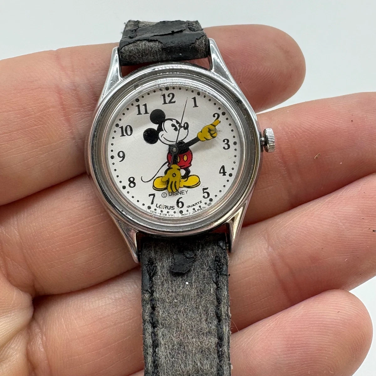 Vintage Lorus Disney Mickey Mouse Watch Quartz Japan Movt 