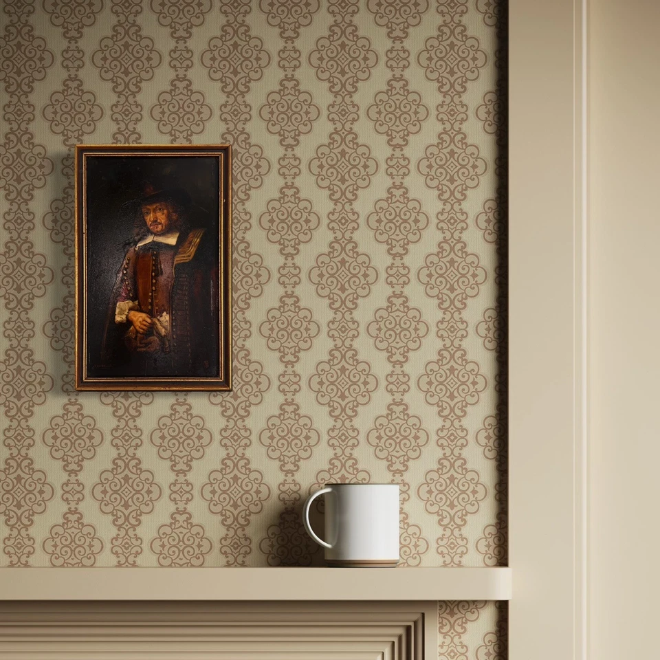 Rare 19th Century Fine Dutch Oil Painting Of Jan Six After Rembrandt - Image 2 of 4