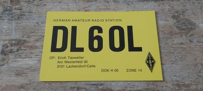 GERMAN AMATEUR RADIO STATION 3101 LACHENDORF / CELLE 1983