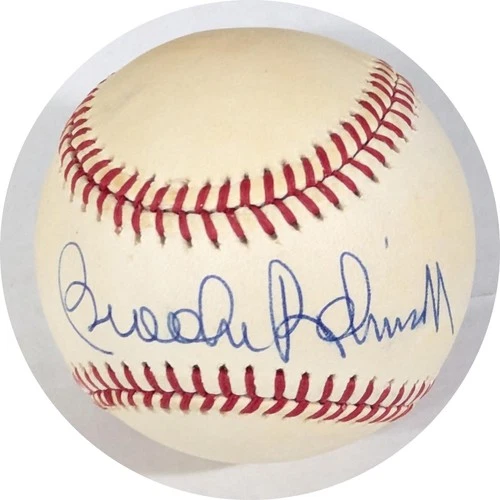 Brooks Robinson Autographed AL Brown Baseball JSA CK18190