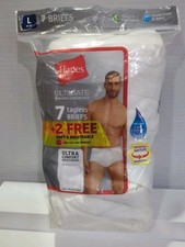 NOS 2019 Hanes Ultimate Tagless Brief Comfort Flex Wicking 7 Pack 2 L 36-38