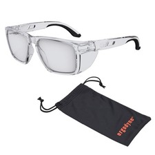 Skullerz SIXTEN Safety Glasses with Side Shields, Anti Fog + Anti Scratch, AN...