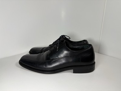 Jonson & Murphy Tewer Cap Black Men's Dress Shoes Size 9 W