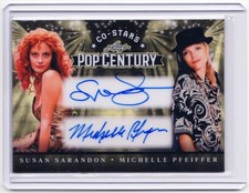 Susan Sarandon Michelle Pfeiffer 2026 Leaf Metal Pop Century Super Gold Auto 1/1
