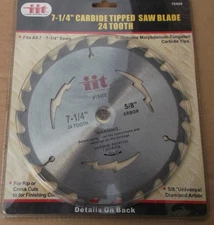 ITT 7-1/4" circular blade NOS (new old stock