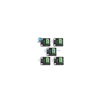 5PCS DS18B20 Temperature Sensor Probe Waterproof Mini Terminal Adapter Module *p