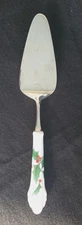 Mikasa Cake/Pie Server Porcelain Stainless Steel Christmas Holiday New in Box