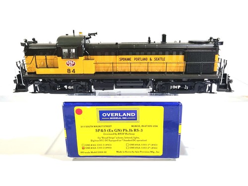Overland OMI SP&S Alco RS-3 Spokane Portland Seattle #84 HO latón #AA-1303-2 DCC | Zustand: New: Other (See Details)