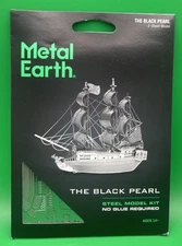Fascinations Metal Earth The Black Pearl ~ 3D Steel Model Kit ~ #MMS012