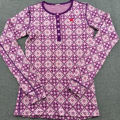 Kari Traa Womens Base Layer Shirt Small 100% Merino Wool Outdoor Ski Thermo