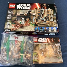 Lego Star Wars Lot: 75139 75414 75333 75401 With Box & Instructions No Figures