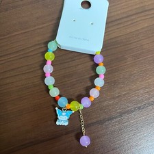 Kuromi Girl's Charm Beaded Bracelet Strechy