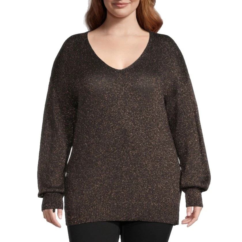 Liz Claiborne Solid Plus Size Sweaters for Women
